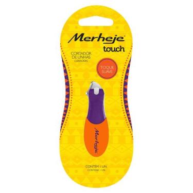 Imagem de Cortador de Unhas Merheje  Touch, Violeta e Laranja