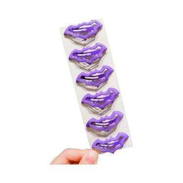 Imagem de Conjunto De Grampos De Cabelo De Morcego Multicoloridos Para Halloween