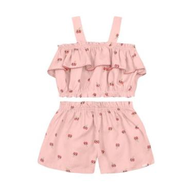 Imagem de Conjunto infantil menina de laços Mundi, 6, Rosa