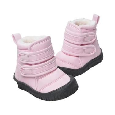 Imagem de Botas De Neve Impermeáveis Unissex Para Crianças, Longas E De Pelúcia,
