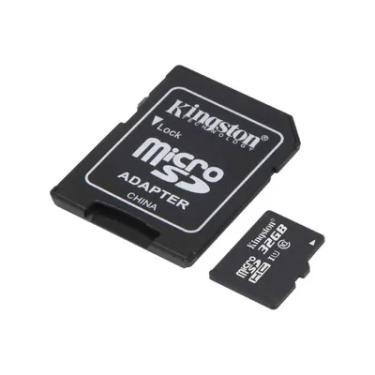 Imagem de Cartão De Memória Micro Sd Kingston, Canvas Select Plus 32GB, Classe 10, C/ Adaptador - Sdcs2/32GB.