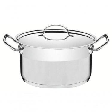 Imagem de Caçarola Funda Tramontina Professional 28cm Em Aço Inox Com Detalhe Sa
