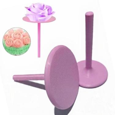 Imagem de prego p/ Bico De Confeitar pétala rosa COR:ROSA - FESTLOJA