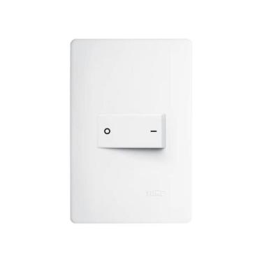 Imagem de Interruptor Bipolar Com Placa 4x2 Fame Habitat Branco