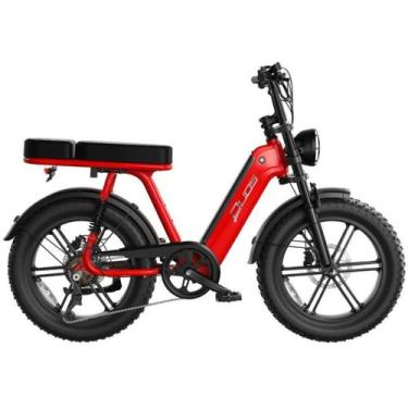 Imagem de Bicicleta Elétrica 1000W Bateria de Lítio E-Koa Vermelha Duos