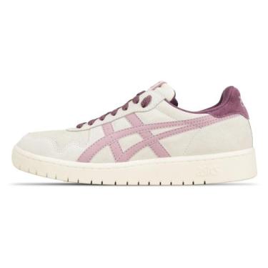 Imagem de Tênis ASICS Japan S Camurca - Feminino - Bege/Roxo, 37