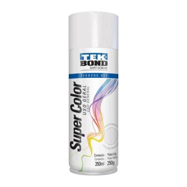 Imagem de Tinta Spray Branco Gelo Uso Geral 350ML Super Color Tekbond