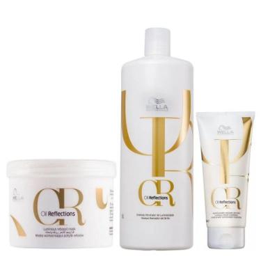 Imagem de Wella Professionals Oil Reflections - Kit Shampoo 1L + Máscara 500g + 