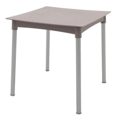 Imagem de Mesa Tramontina Diana Summa Camurça Pernas De Alumínio
