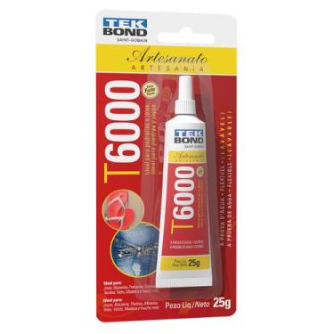 Imagem de Cola Instantanea Permanente T6000 Artesanato Tekbond 25g