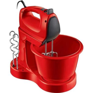 Imagem de Batedeira Philips Walita RI7200 400W 3.9L com Tigela, Vermelho, 110V