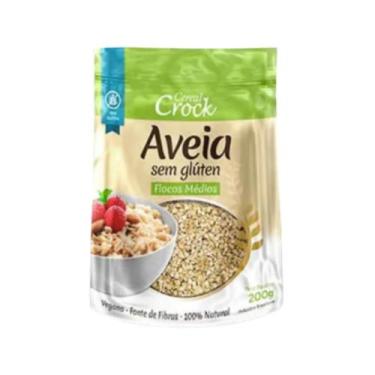 Imagem de Aveia Flocos Médios 200g Sem Glúten Leve Croc