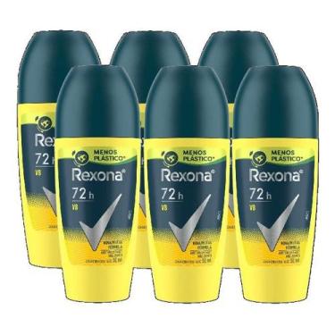 Imagem de kit 6 Rexona Desodorante Roll On Men V8 50ml