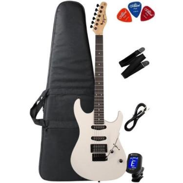Imagem de Guitarra Tagima TG-510 Branca + Capa + Correia + P10 + Afinador + Palh