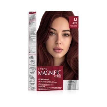 Imagem de Tintura Amend Magnific Color 5.5 Castanho Claro Acaju