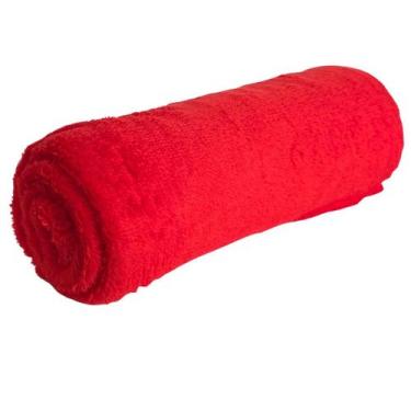 Imagem de Manta Bebê Microfibra Berço Celta Lisa Corttex 90 x 100 cm, Vermelho