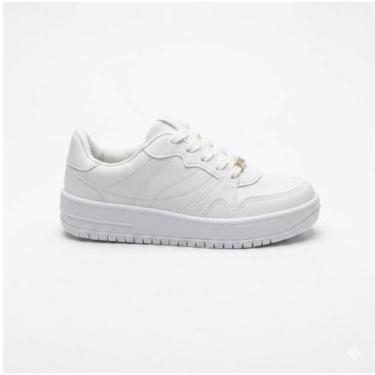 Imagem de Tenis Casual Vizzano 1389.101.7286 solado alto Branco TAMANHO:35COR:BR