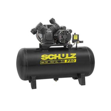 Imagem de Compressor de Ar 2HP Monofásico 140PSI 10 Pés 110 Litros CSV10PRO Schu