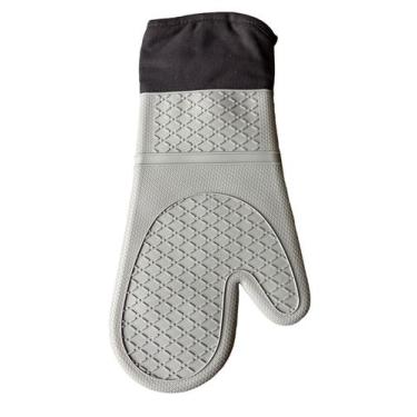 Imagem de Luva De Silicone Térmica 37cm com Forro Tecido Sortida - Blook, Cinza,