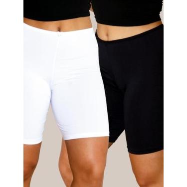 Imagem de Kit 2 Bermudas segunda pele anágua  feminino confortável - SOLUTEX, Pr