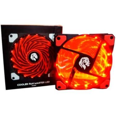 Imagem de Cooler P/ Gabinete 12x12 Hayom Gamer Fc1300 C/ Led Vermelho - Não Info