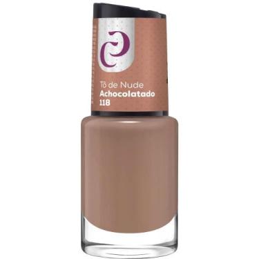 Imagem de Esmalte Cora O Melhor 10ml Tô de Nude Achocolatado nº118