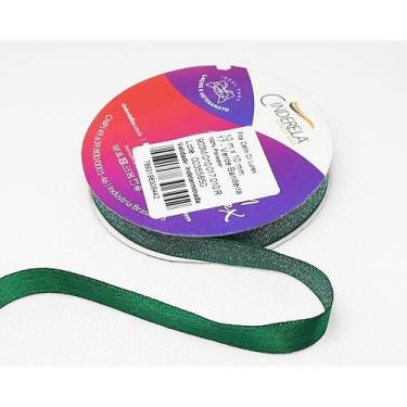 Imagem de Rolo Fita De Cetim Lurex Brilho Glitter 10 Metros N2 10mm Laços Decora