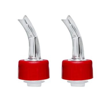 Imagem de Bico Dosador para Vinagre Policarbonato Universal Controle de Fluxo Cozinha Vermelho Vemplast 875