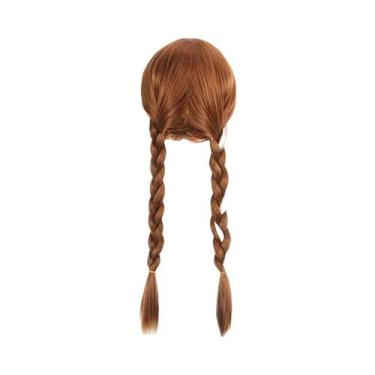 Imagem de Peruca De Princesa Elsa Anna Rapunzel Ariel Para Meninas, Fantasia De 