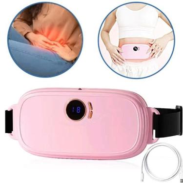 Imagem de Massageador Colica Aquecimento Inteligente Recarregavel Feminino Em Es