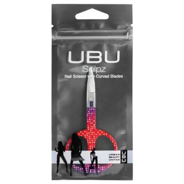 Imagem de Tesoura de Unhas Snipz com Lâminas Curvadas para Corte Preciso em Aço Inoxidável Preta Urban