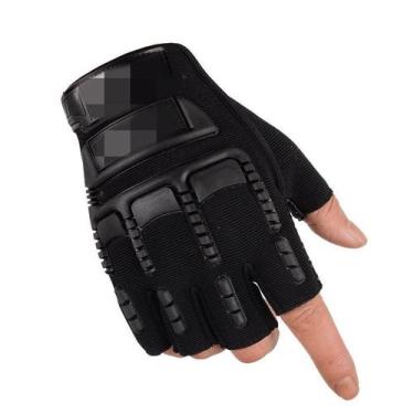 Imagem de Luva Meio Dedo, Ciclismo e Esportes de microfibras, Preta - KYLIN