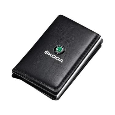 Imagem de Porta-cartões RFID Com Abertura Automática Para Skoda Octavia Superb R