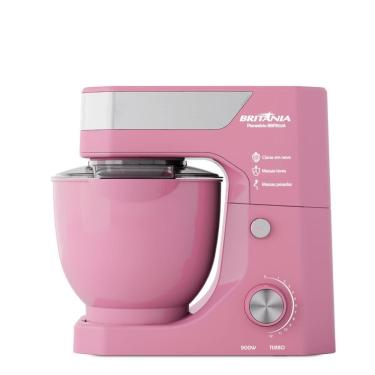 Imagem de Batedeira Planetária Britânia BBPE02A 5L 900W 12 Velocidades Rosa 110V