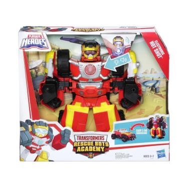 Imagem de Brinquedo Boneco Transformers Rescue Bots Hot Shot E1988