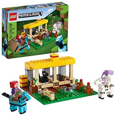 Imagem de LEGO® Minecraft™ O Estábulo de Cavalos 21171 Kit de Construção (241 peças)