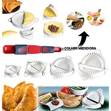 Imagem de Fechador Modelador Forma De Pastel Risole e colher medidora