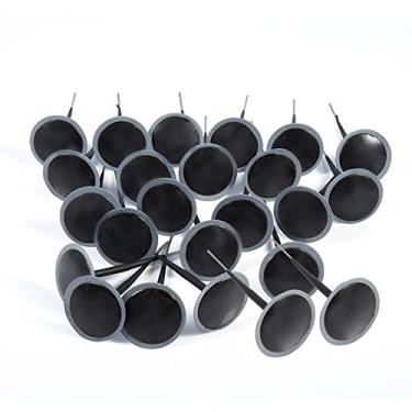 Imagem de Adesivo de reparo de pneu automático, plugue de reparo de perfuração de borracha de 6 mm Cogumelo com plugue integral, caixa de 24 peças, para carro, motocicleta, caminhão e pneus agrícolas