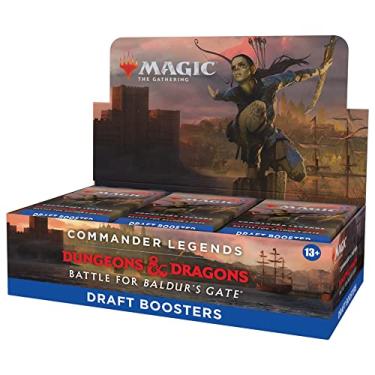 Imagem de Magic The Gathering - Caixa de Boosters de Draft de Commander Legends: Batalha pelo Portal de Baldur | 24 boosters (480 cards de, Multicolor