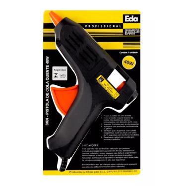 Imagem de Pistola de Cola Quente Bivolt 40w + 2 Bastões de Cola