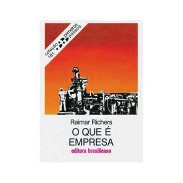 Imagem de Livro - Primeiros Passos - O Que é Empresa - Volume 181