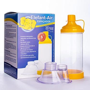 Imagem de Espaçador AlergoShop Elefant-Air com Máscara Infantil (de 3 a 14 anos)