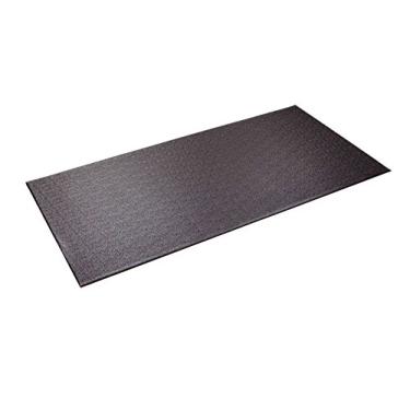 Imagem de Supermats Tapete de equipamento resistente 13GS feito nos EUA para bicicletas internas, bicicletas ergométricas e passadores verticais (76 x 152 cm), preto