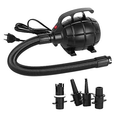 Imagem de Wemay Bomba elétrica portátil de 500 W, colchão de ar, cama de ar, piscina, barco, balsa, inflagem rápida, bomba de ar elétrica para infláveis