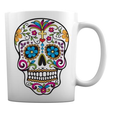 Imagem de Caneca Branca Presente Lembrancinha Caveira Mexicana