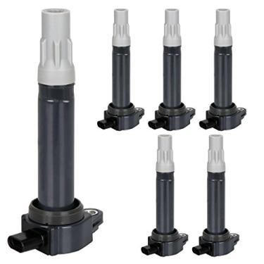 Imagem de Pacote de 6 bobinas de ignição compatíveis com Dodge Charger 2006 2007 2008 2009, Dodge Magnum Nitro Challenger Sebring, UF502, 4606869AA