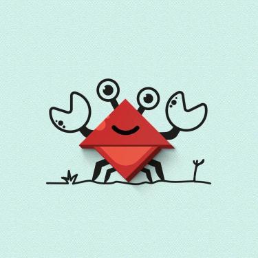 Imagem de Caranguejo - Montagem Entre Quadros 2Pçs + Adesivo