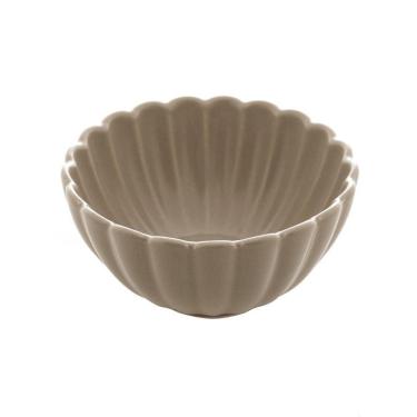 Imagem de Cj 2 Bowls De Porcelana Pétala Cinza Matt 12X6Cm