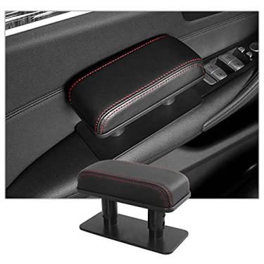 Imagem de CDEFG Suporte universal para apoio de braço, apoio de cotovelo, extensor, apoio de braço, altura ajustável, apoio de braço confortável para o lado do motorista e do passageiro
