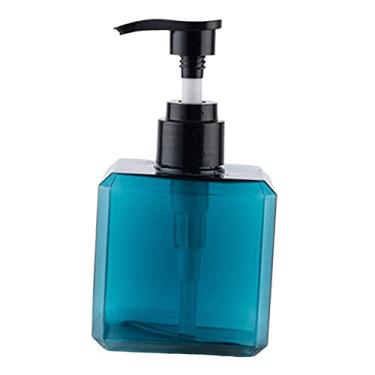 Imagem de 1 peça dispensador de garrafa sabonete loção de bomba manual loção garrafa garrafa para de hotel, 250ml Blue